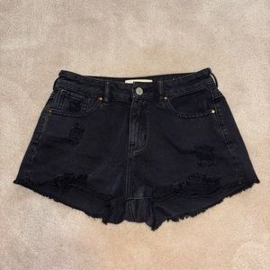 Pacsun black jean shorts